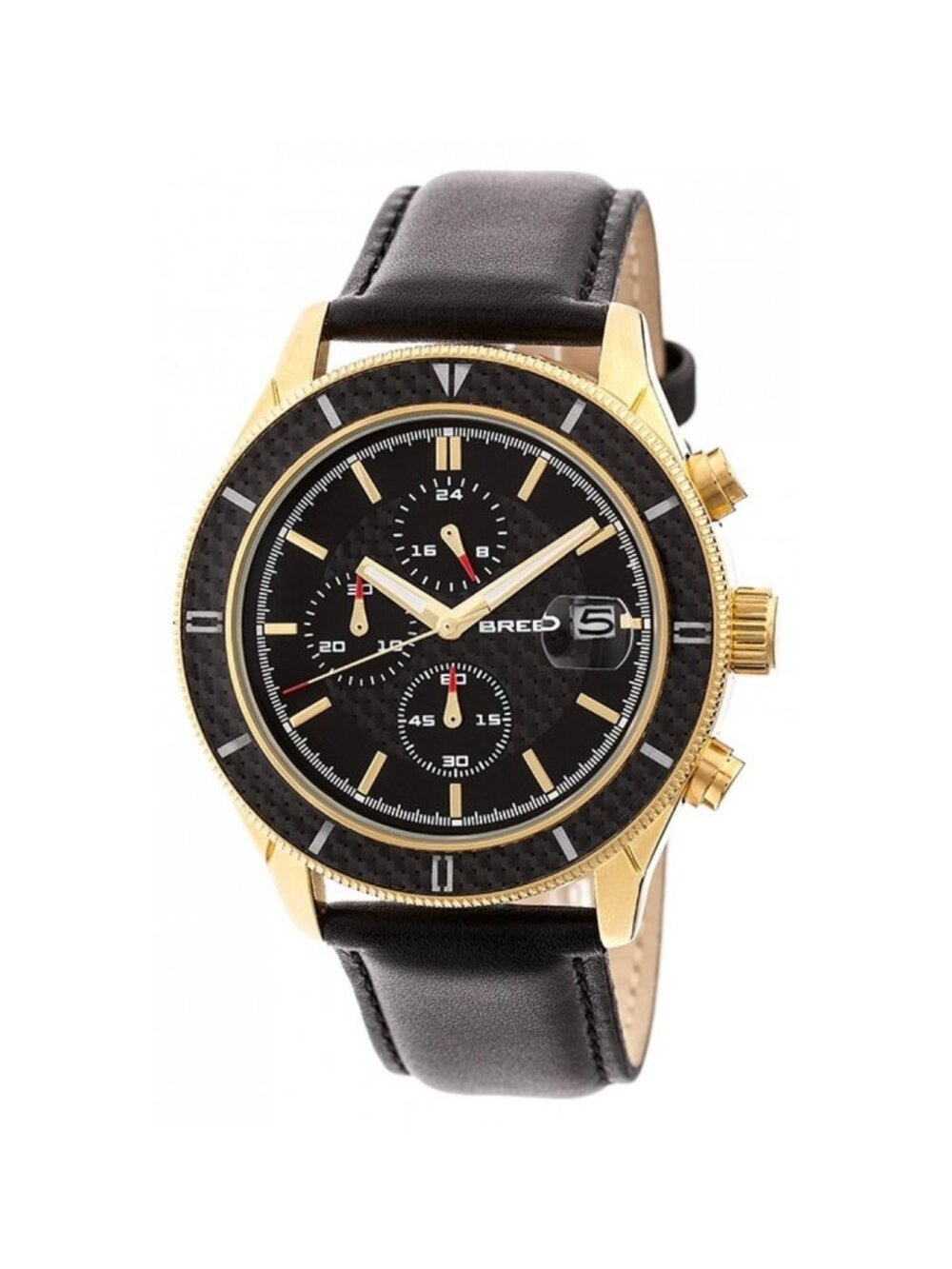 NWT Breed Maverick Chronograph Black Dial Men's Watch